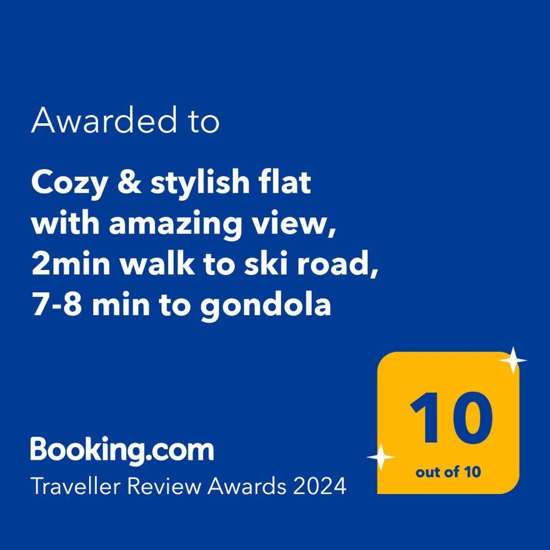 Cozy & Stylish Flat With Amazing View, 2Min Walk To Ski Road, 7-8 Min To Gondola Bansko Chambre photo